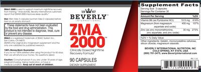 ZMA 2000 label