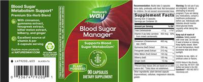 Blood Sugar Manager label