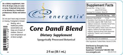 Core Dandi Blend label