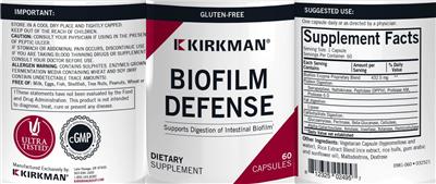 Biofilm Defense label