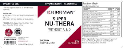 Super Nu-Thera without A & D label