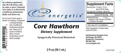 Core Hawthorn label