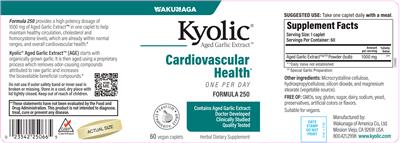 Kyolic One Per Day Formula 250 label