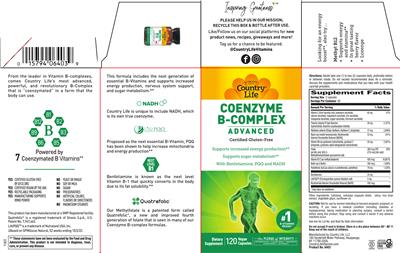 Coenzyme B-Complex Advanced label