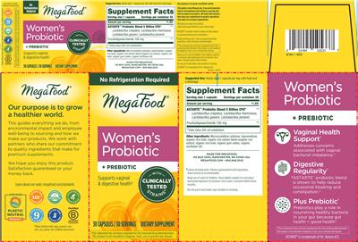 Women's Probiotic + Prebiotic label