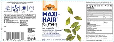 Maxi-Hair for Men label