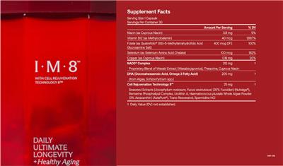 Daily Ultimate Longevity + Healthy Aging label