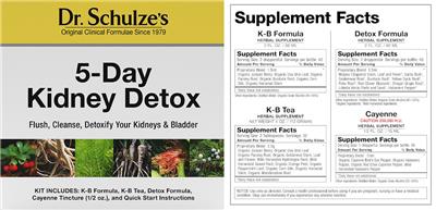 Detox Formula label