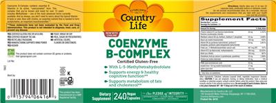 Coenzyme B-Complex label