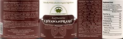 Authentic Chyawanprash label