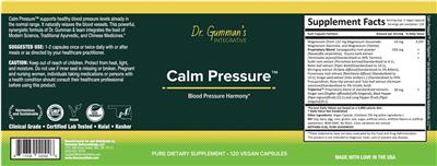 Calm Pressure label