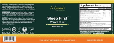 Sleep First Wizard of Zz label