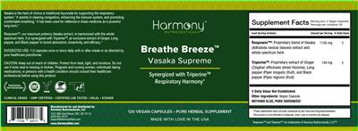 Breathe Breeze label