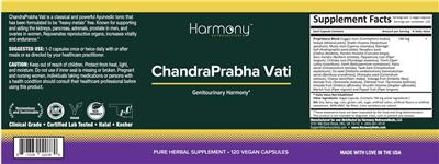 ChandraPrabha Vati label