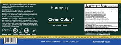 Clean Colon label