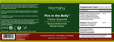 Fire in the Belly label