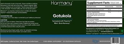 Gotukola label
