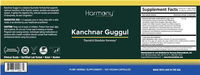 Kanchnar Guggul label