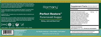 Perfect Restore label