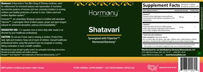 Shatavari label