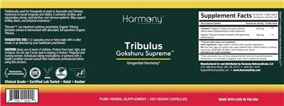 Tribulus Gokshuru Supreme label