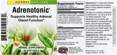 Adrenotonic label