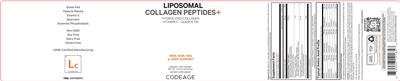 Liposomal Collagen Peptides+ label