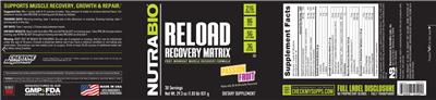 Reload Recovery Matrix Passion Fruit label