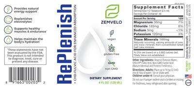 RePlenish label