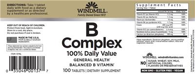 B Complex label