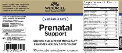 Prenatal Support label