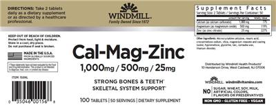 Cal-Mag-Zinc label