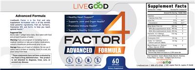 Factor 4 Advanced Formula label
