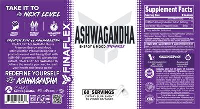 Ashwagandha label