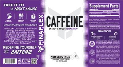 Caffeine label