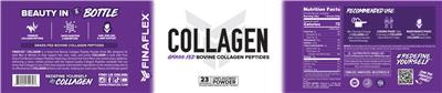 Collagen Unflavored Powder label