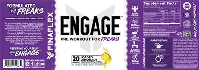 Engage Loaded Lemonade label