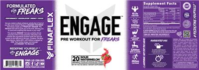 Engage Sour Watermelon label