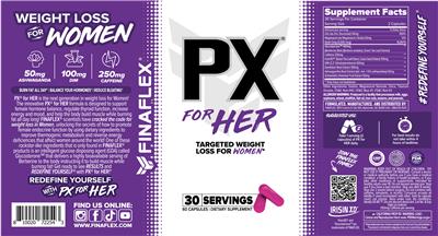 PX For Her label