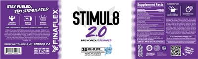 Stimul8 2.0 Blue Ice label