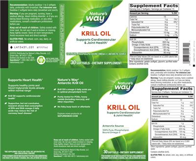 Krill Oil label