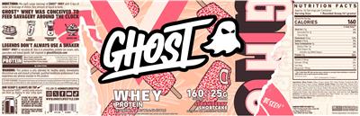 Whey Protein Strawberry Shortcake label