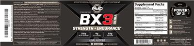 BX3 Ultra Unflavored label