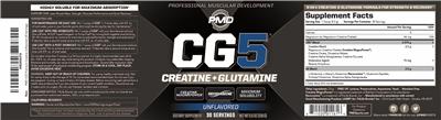 CG5 Unflavored label