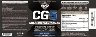 CG5 Unflavored label