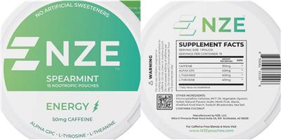 NZE Spearmint label