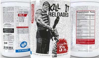 Kill It Reloaded Blue Raspberry label
