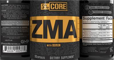 ZMA with Boron label