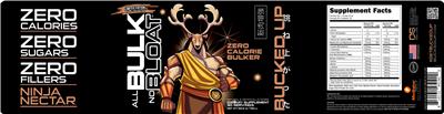 All Bulk No Bloat Ninja Nectar label