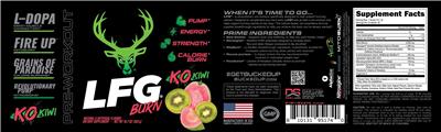 LFG Burn KO Kiwi label
